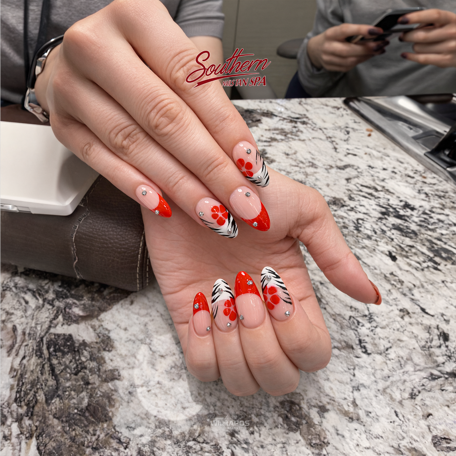 Southern Nails Tan Spa nail work in Statesboro, Georgia